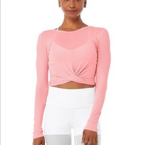 Alo yoga cover long sleeve top